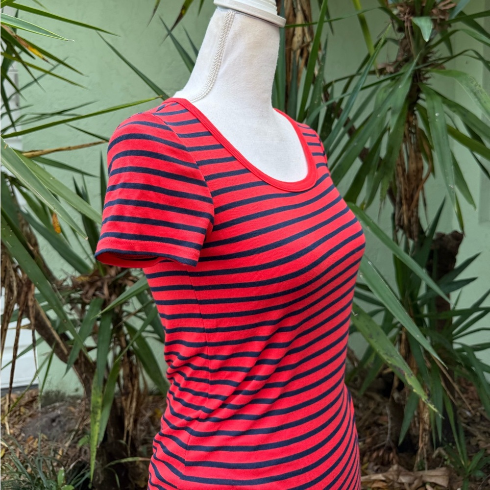 Splendid Red and Navy Striped Tshirt